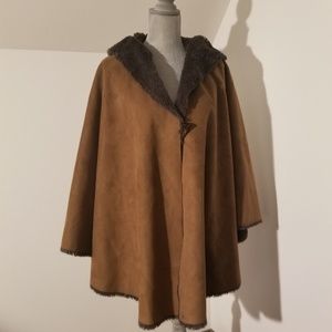 Suede Claw Hook Cloak